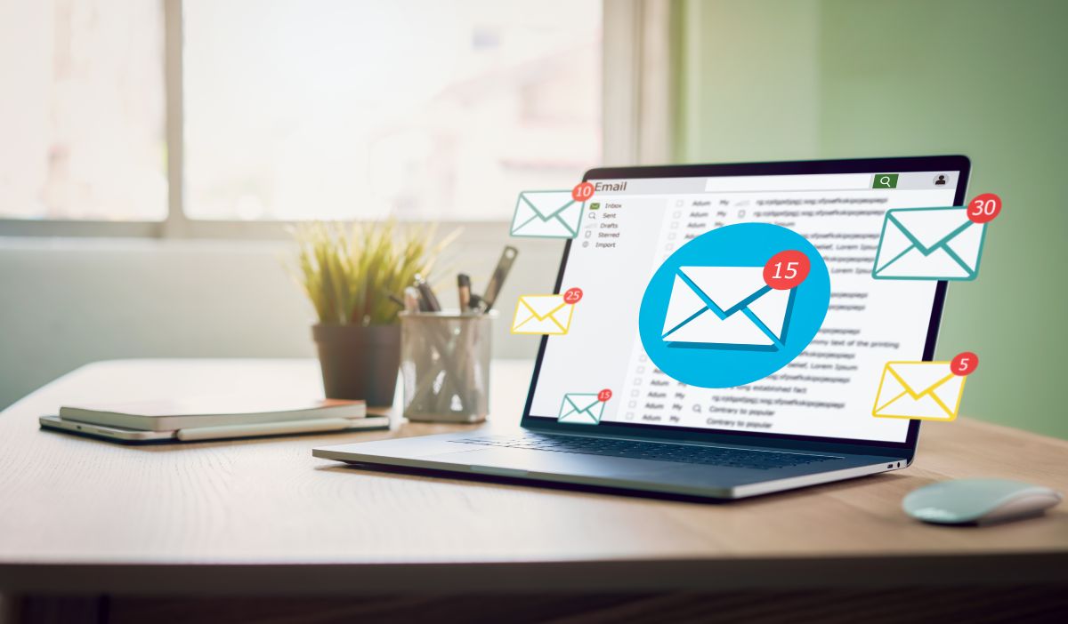 Laptop-Email-Programm